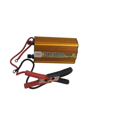 Інвертор перетворювач від акумулятора автомобільний Power Inverter 1000W напруги 12V-220V