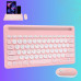 Акумуляторна клавіатура з мишкою Bluetooth універсальний бездротовий комплект для ПК телефону планшета