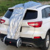Защитный автоматический тент для автомобиля от дождя снега солнца универсальный чехол на машину с пультом ДУ