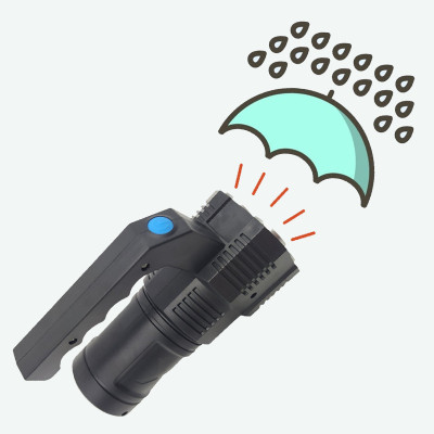 Ліхтар ручний світлодіодний LED Multi function Ліхтарик водонепроникний акумуляторний 4 режими