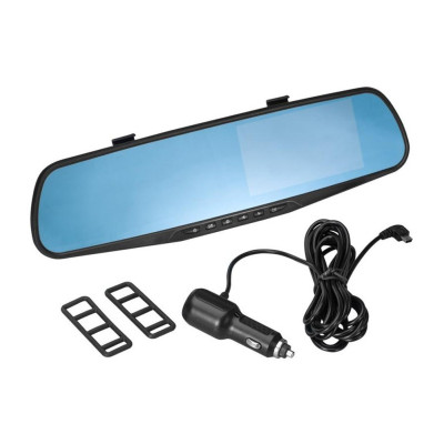 Відеореєстратор дзеркало заднього виду з камерою DVR запис Full HD 1080p L6000 Екран 4.5