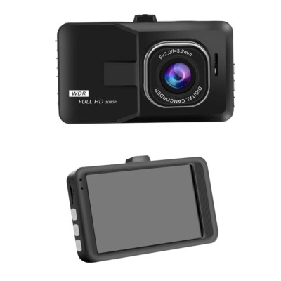 Автомобільний відеореєстратор Vehicle BlackBOX DVR FullHD з дисплеєм та нічним баченням реєстратор від прикурювача