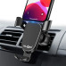 Тримач для телефону в автомобіль KLGO Z9 гравітаційний автотримач на дефлектор у машину