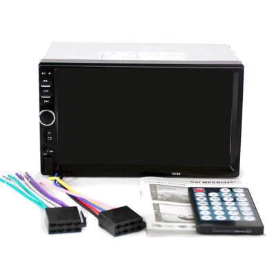 Автомагнітола 2din 7018G GPS Авто магнітола Автозвук з Bluetooth AUX USB FM AVI SD дисплей сенсор 7