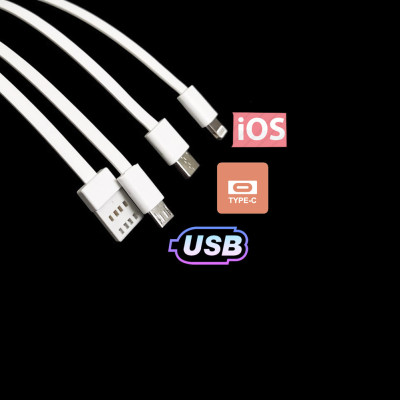 Повербанк 20000 mAh з бездротовою зарядкою PLO EF20Max Powerbank з Type C micro USB Lightning на 20000