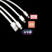 Повербанк 20000 mAh з бездротовою зарядкою PLO EF20Max Powerbank з Type C micro USB Lightning на 20000
