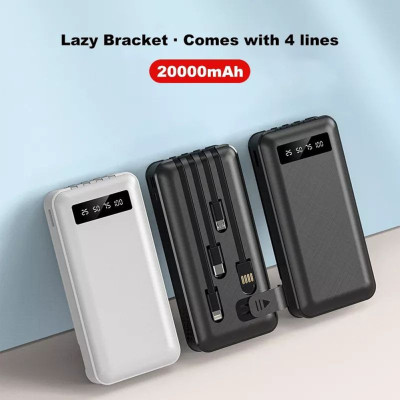 Повербанк TRM 1021 20000 mAh Power bank зарядний пристрій для телефону Micro USB Type C USB Lightning