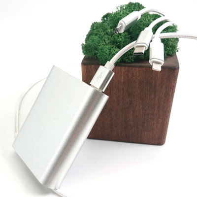 Універсальний кабель розгалужувач 3в1 usb TYPE C lightning для iphone швидка зарядка для телефону