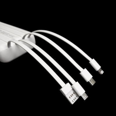 Повербанк 20000 mAh з бездротовою зарядкою PLO EF20Max Powerbank з Type C micro USB Lightning на 20000
