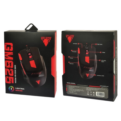 Комп'ютерна USB мишка Jedel GM625 Ігрова мишка з RGB підсвічуванням для геймерів проводна для комп'ютерних ігор