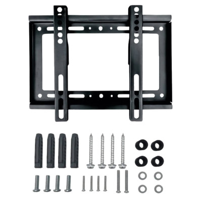 Настенное крепление для ТВ от 14 до 42 дюймов Металлический кронштейн Flat Panel TV Wall Mount для телевизора