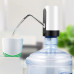 Електрична помпа дозатор для води з акумулятором Pump Dispenser Біла Насадка диспенсер на пляшку кулер