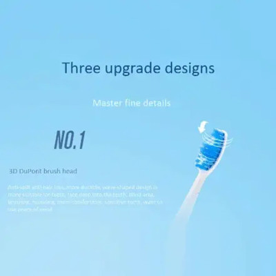 Електрична зубна щітка VGR V 801 ультразвукова USB електрощітка на акумуляторі пульсуюча