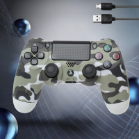 Джойстик геймпад для PS4 DualShock 4 Camo бездротовий багатофункціональний контролер світлий камуфляж