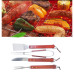Набір приладів для барбекю і гриля 4 предмета BBQ 4 PCS Barbecue Set Інструменти для мангала гриля та барбекю
