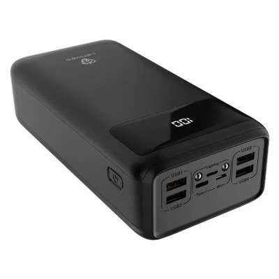 Power bank 50000 mAh LENYES Повербанк зарядка для телефону швидкий зарядний пристрій 4 USB Type-C Lightning