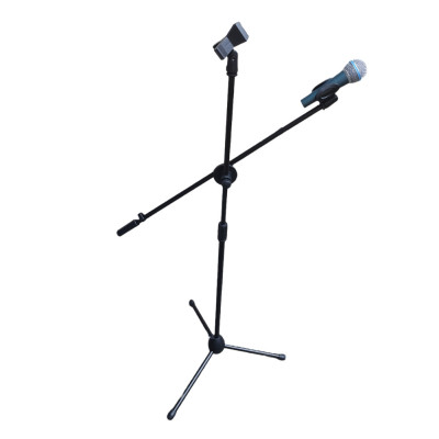 Мікрофонна стійка журавель Pro Microphone Stand штатив тринога з регульованою висотою для 2 мікрофонів