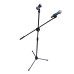 Мікрофонна стійка журавель Pro Microphone Stand штатив тринога з регульованою висотою для 2 мікрофонів