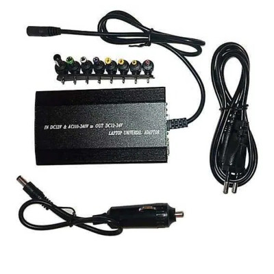 Зарядний пристрій для ноутбука MY 120W універсальна зарядка Блок живлення від мережі та прикурювача 12-24В