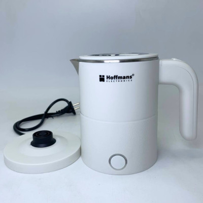 Чайник електричний 0,8л Hoffmans Electronics HM-2561 Електрочайник для дому 1000W Білий