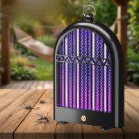 Акумуляторна лампа пастка для комах Electric Shock Mosquito Lamp Антимоскітна лампа приманка для комарів