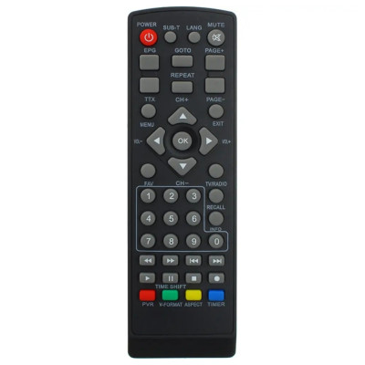 Цифрова телевізійна приставка 4940 DVB T2 з дисплеєм та пультом універсальний приймач тюнер для телевізора