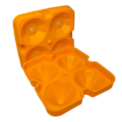 Форма для льоду Діамант Алмаз силіконова Ємності для льоду 3D з кришкою форми фігурні кульки для віскі