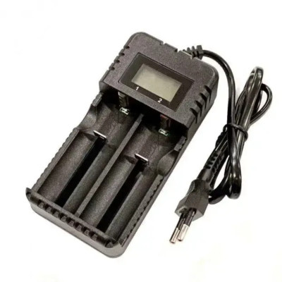 Багатофункціональна зарядка для 2х акумуляторних батарей HD-8991A зарядний пристрій з дисплеєм