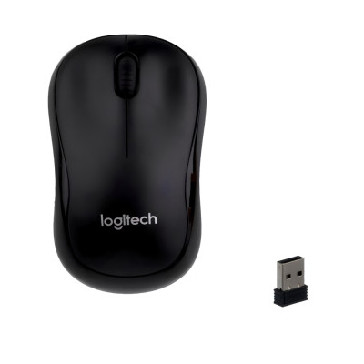 Миша бездротова оптична Logitech M186 універсальна мишка USB для ноутбука комп'ютера