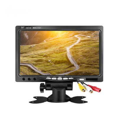 Монитор TFT LCD для камеры заднего вида цветной с пультом автомобильный экран 7