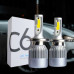 Автомобильные LED лампы для фар C6 H4 Комплект светодиодных автоламп 2 шт