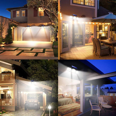 Вуличний прожектор Split solar Wall lamp NF 1725 ліхтар з датчиком руху і сонячною панеллю