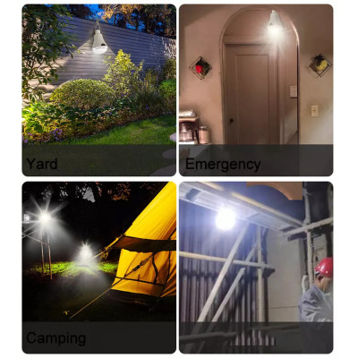 Лампа акумуляторна Solar Led Light GR 020 світильник із сонячною панеллю ліхтар світлодіодний на гачку