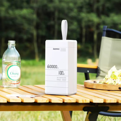 Повербанк 60000 mAh для ноутбука Remax RPP-650 100w зарядний пристрій Power Bank зарядний пристрій для гаджетів з дисплеєм