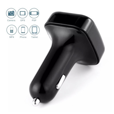 Авто FM трансмітер Блютуз Модулятор гучномовець MP3 ЮСБ для авто Earldom ET M29 2 usb чорний
