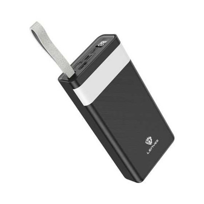 Power bank 30000 mAh LENYES зовнішній акумулятор зарядний пристрій повербанк тайп си та юсб Lightning