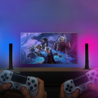 Світлодіодні світильники RGB Настільні панелі 10W з APP SMART та пультом Фонове LED світло комплект 2 шт