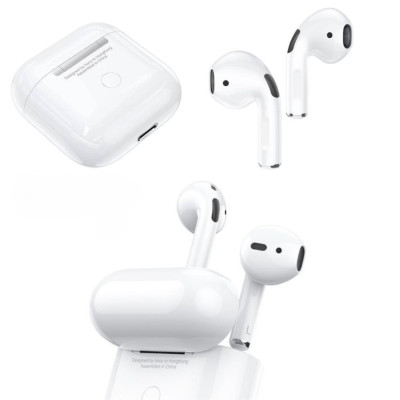 Беспроводные наушники Hoco EW03 Plus сенсорные Bluetooth гарнитура с кейсом для телефона