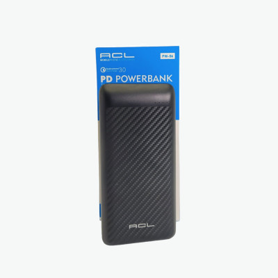 Портативний зовнішній акумулятор ACL PW 06 20000 mAh із швидкою зарядкою Type C micro USB Повербанк на 20000