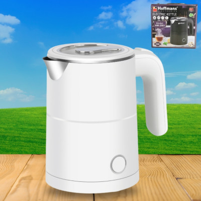 Чайник електричний 0,8л Hoffmans Electronics HM-2561 Електрочайник для дому 1000W Білий