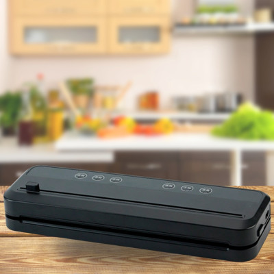Вакуумний побутовий апарат для пакування продуктів для дому Vacuum Sealer Вакууматор домашній пакувальник із пакетами автоматичний