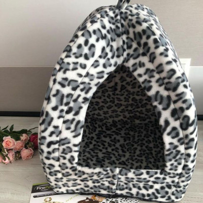 Переносний будиночок Pet Hut м'які лежаки для котів та собак будка для домашніх вихованців