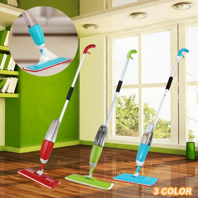 Швабра с распылителем Healthy spray mop Умная швабра лентяйка с микрофиброй 3 в 1