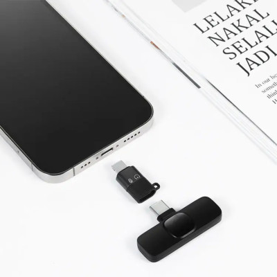 Петличний бездротовий мікрофон К8 з шумозаглушенням для смартфонів з ресивером iPhone/TypeC