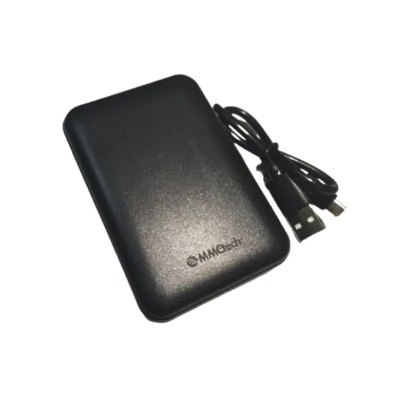 Зовнішній акумулятор з дисплеєм Power Bank MMCtech 12000 mAh Повербанк Чорний