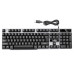 Клавіатура з мишкою настільна RGB підсвічуванням для ПК Hoco GM18 клава ігрова світлодіодна для комп'ютера