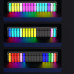 Автомобільний ароматизатор з підсвічуванням RGB у вигляді ритму Пахучка в машину Освіжувач на багаторазовий дефлектор
