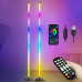 Світлодіодні LED торшери RGB світильники підлогові збірні Лампи з пультом регулюванням яскравості та синхронізацією музики