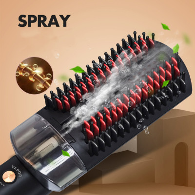 Фен щітка Hair Steam Brush 3в1 Електричний гребінець для укладання та випрямлення прасок плойка стайлер